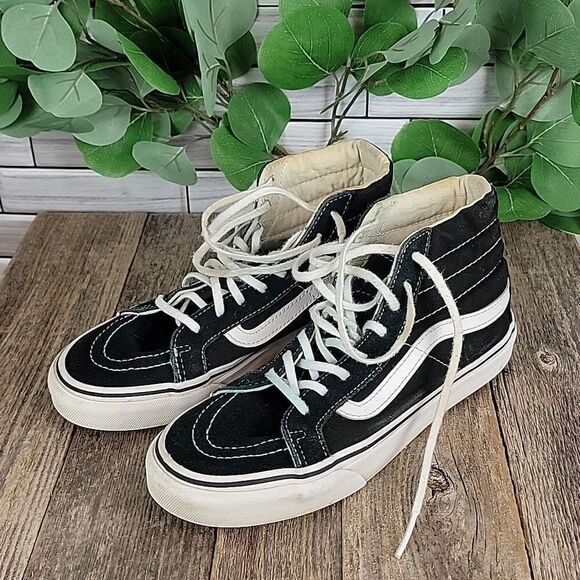 Vans SK8-H1 VR3 shoe Black/Marshmallow color women's 7 Men's 5.5 - Picture 9 of 9